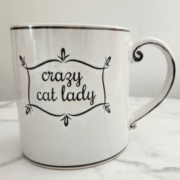 Spectrum Designz Crazy Cat Lady Coffee Tea Mug 21oz. Polka Dots - Picture 3 of 11